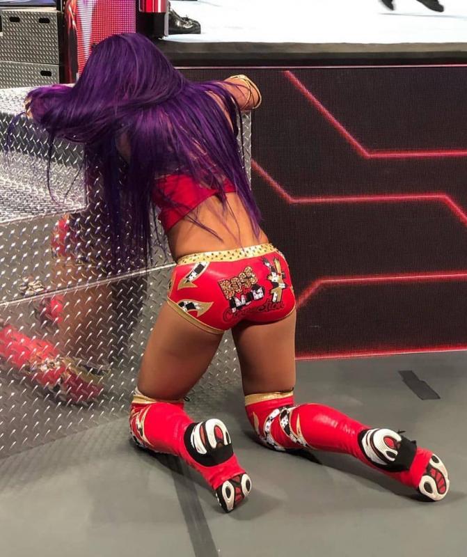 Sasha Banks Ass Elimination Chamber.