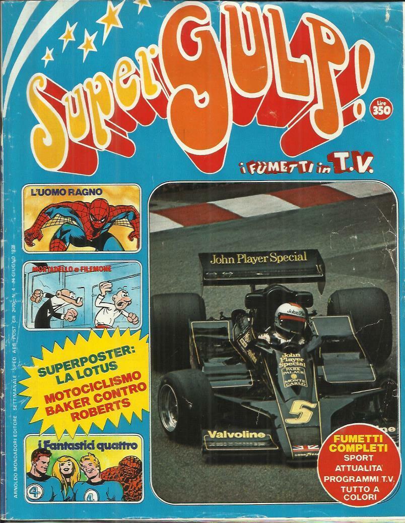I Fantastici Quattro della rivista Supergulp