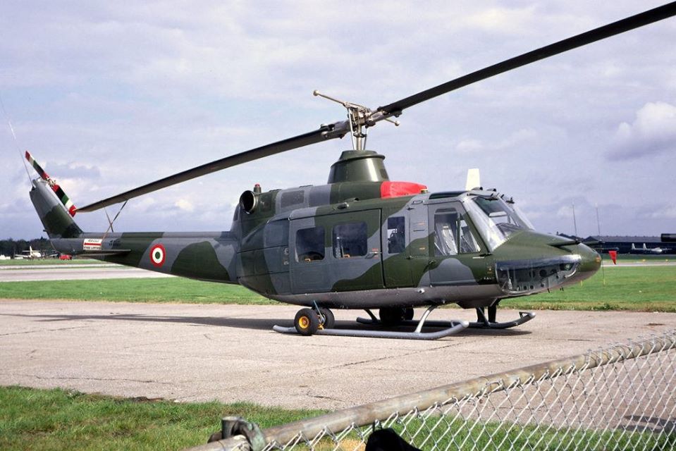 Agusta-Bell 205BG MM80503 during its presentation