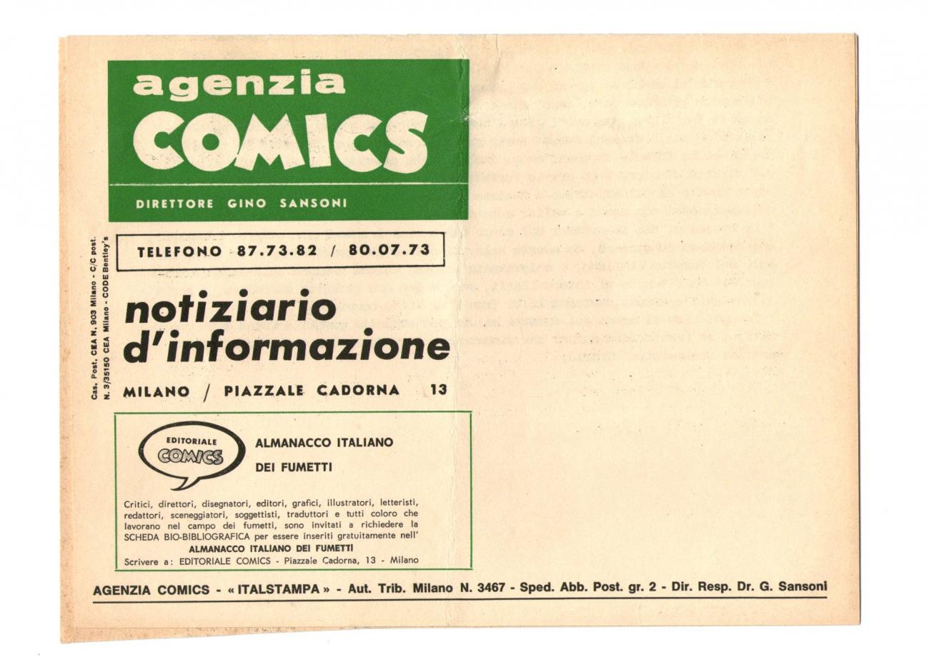 Agenzia Comics 1968