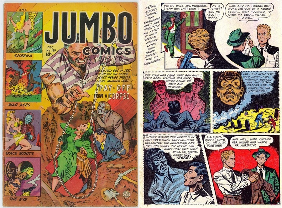 JUMBO COMICS #165 - 1952