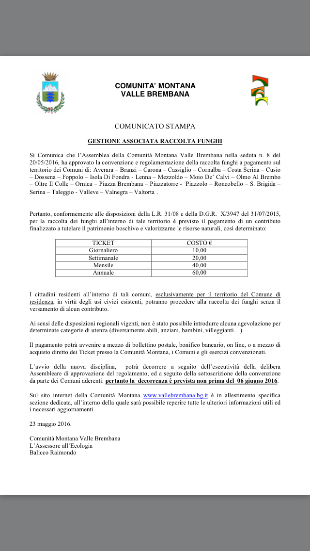 Regolamenti E Punti Vendita Tesserini Nelle Valli Bergamasche Pagina 2